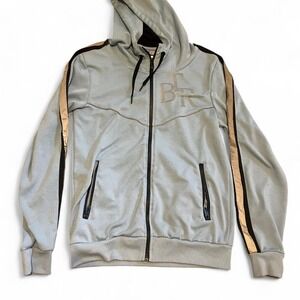 Riflessi blue zip up hoodie Size S'